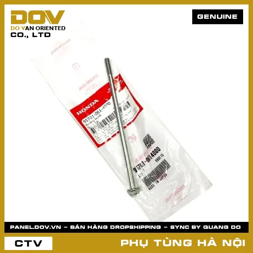 MÃ PHỤ TÙNG : 957010614000 BU LÔNG 6X140 — 957010614000