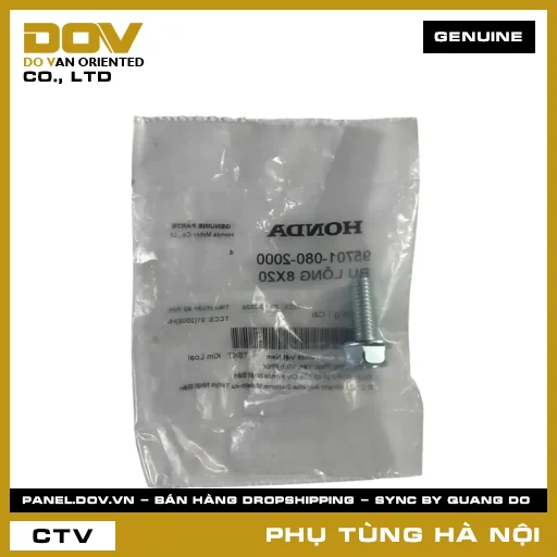 MÃ PHỤ TÙNG : 957010802000 BU LÔNG 8X20 — 957010802000