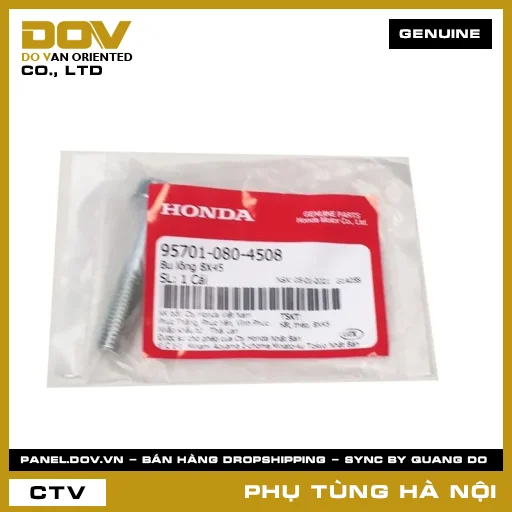 MÃ PHỤ TÙNG : 957010804508 BU LÔNG 8X45 — 957010804508