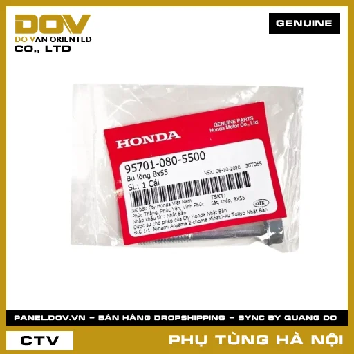 MÃ PHỤ TÙNG : 957010805500 BU LÔNG 8X55 — 957010805500
