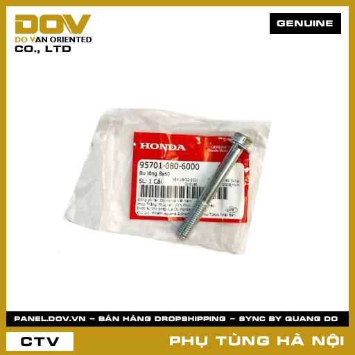 MÃ PHỤ TÙNG : 957010806000 BU LÔNG 8X60 — 957010806000