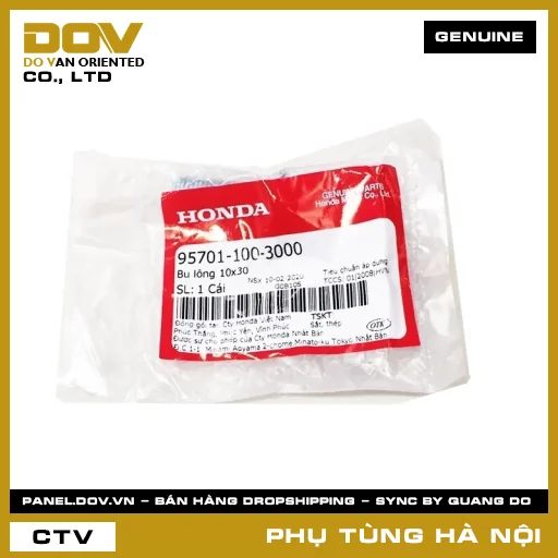 MÃ PHỤ TÙNG : 957011003000 BU LÔNG 10X30 — 957011003000