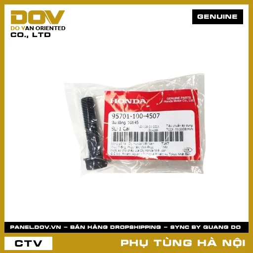 MÃ PHỤ TÙNG : 957011004507 BU LÔNG 10X45 — 957011004507