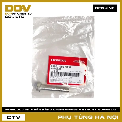 MÃ PHỤ TÙNG : 958010805000 BU LÔNG 8X50 — 958010805000