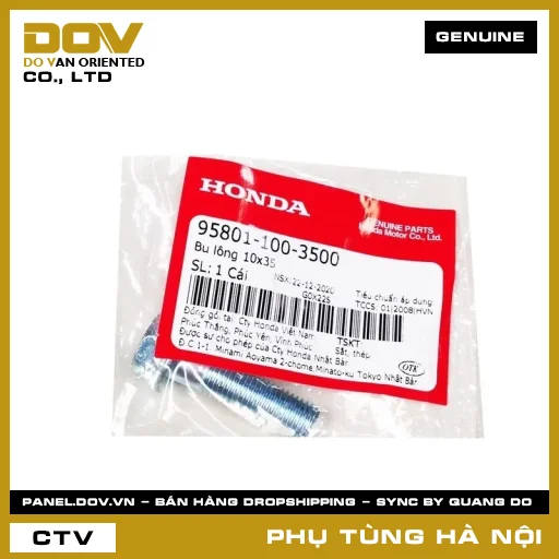 MÃ PHỤ TÙNG : 958011003500 BU LÔNG 10X35 — 958011003500