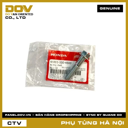 MÃ PHỤ TÙNG : 958011004500 BU LÔNG 10X45 — 958011004500