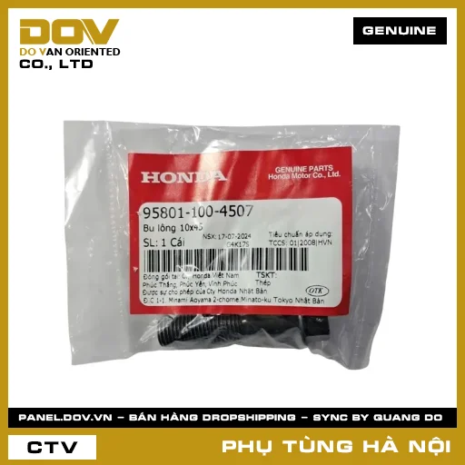MÃ PHỤ TÙNG : 958011004507 BU LÔNG 10X45 — 958011004507