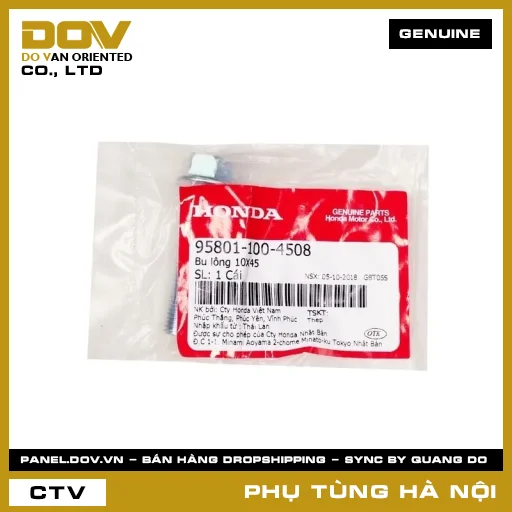 MÃ PHỤ TÙNG : 958011004508 BU LÔNG 10X45 — 958011004508