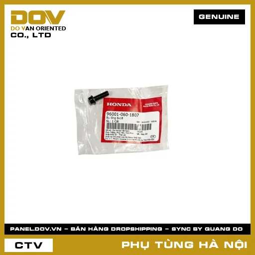 MÃ PHỤ TÙNG : 960010601807 BU LÔNG 6X18 — 960010601807
