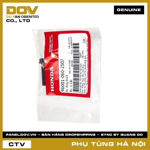MÃ PHỤ TÙNG : 960010602507 BU LÔNG 6X25 — 960010602507