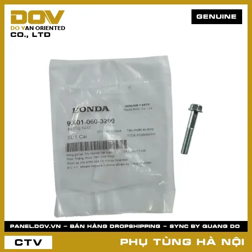 MÃ PHỤ TÙNG : 960010603200 BU LÔNG 6X32 — 960010603200