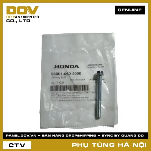 MÃ PHỤ TÙNG : 960010605000 BU LÔNG 6X50 — 960010605000