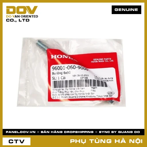 MÃ PHỤ TÙNG : 960010609000 BU LÔNG 6X90 — 960010609000