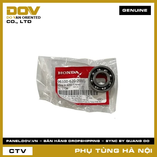 MÃ PHỤ TÙNG : 961006202000 VÒNG BI 6202 — 961006202000