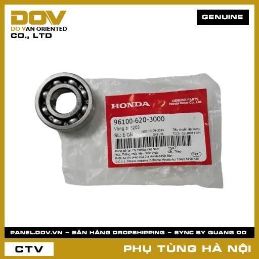 MÃ PHỤ TÙNG : 961006203000 VÒNG BI 6203 — 961006203000