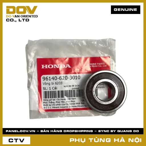 MÃ PHỤ TÙNG : 961406203010 VÒNG BI 6203 — 961406203010