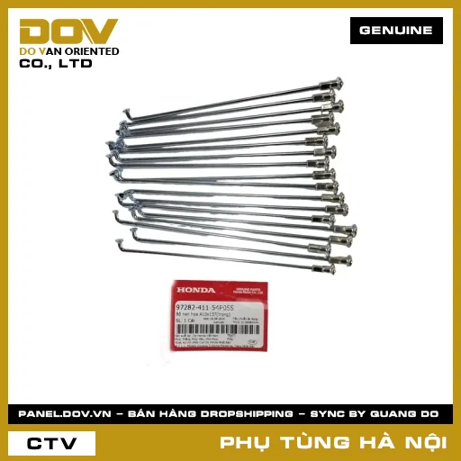 MÃ PHỤ TÙNG : 9728241154P0SS BỘ NAN HOA A10X157(TRONG) — 9728241154P0SS