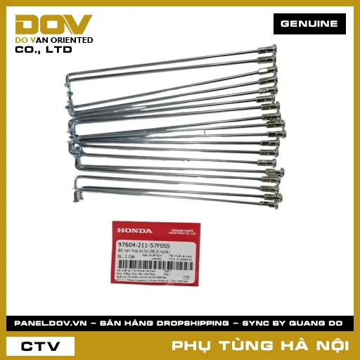 MÃ PHỤ TÙNG : 9760421157F0SS BỘ NAN HOA A10X158,5(NGOÀI) — 9760421157F0SS