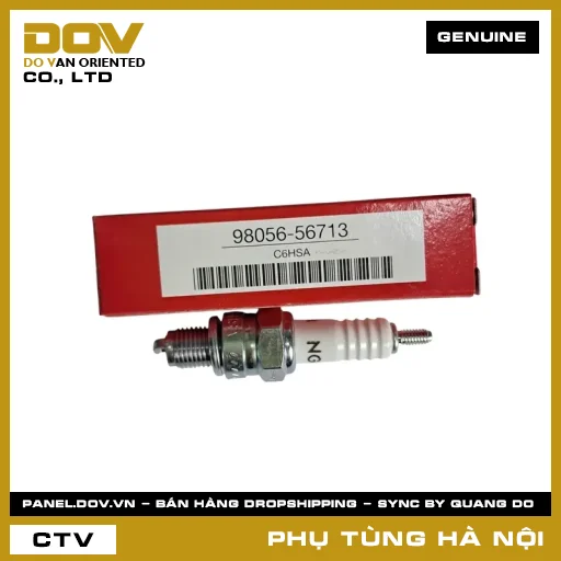 MÃ PHỤ TÙNG : 9805656713 BUGI (C6HSA)(NGK) — 9805656713