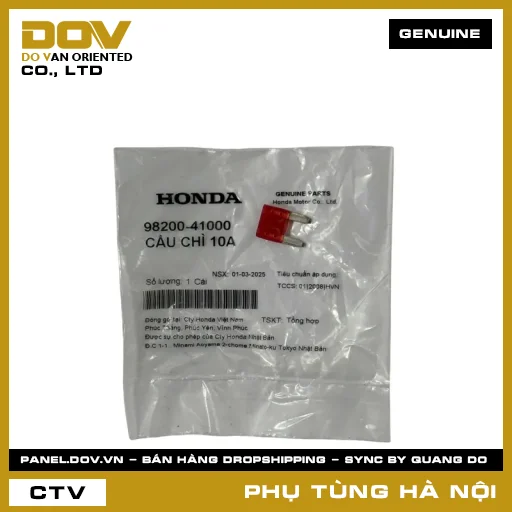 MÃ PHỤ TÙNG : 9820041000 CẦU CHÌ 10A — 9820041000