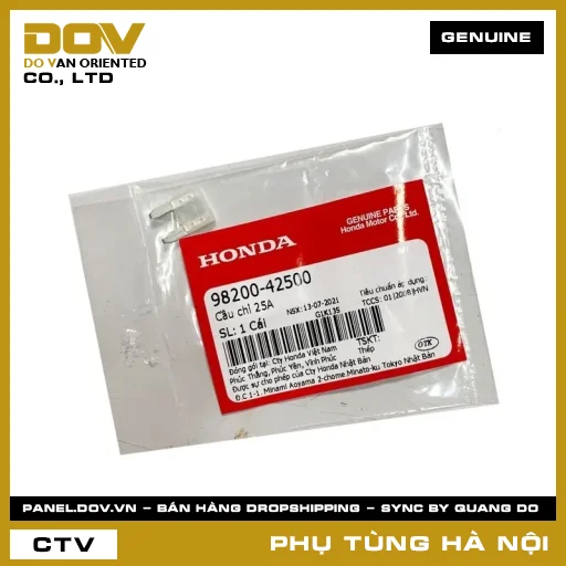MÃ PHỤ TÙNG : 9820042500 CẦU CHÌ 25A — 9820042500