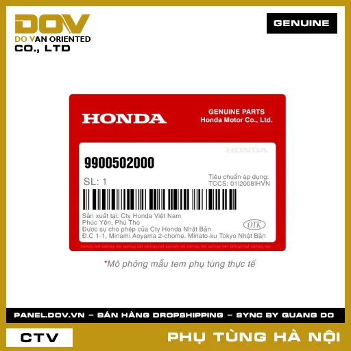 MÃ PHỤ TÙNG : 9900502000 THANH NỐI — 9900502000