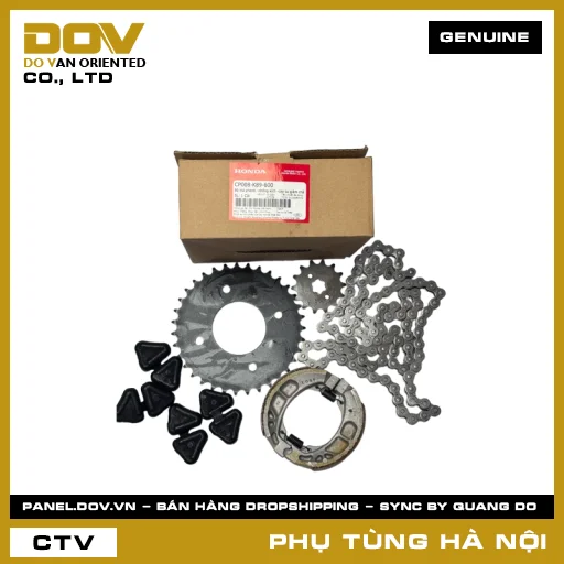 MÃ PHỤ TÙNG : CP008K89600 BỘ MÁ PHANH-NHÔNG XÍCH-CAO SU GIẢM CHẤN — CP008K89600