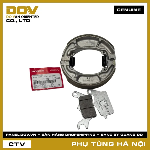 MÃ PHỤ TÙNG : CP010K66900 BỘ MÁ PHANH TRƯỚC - SAU (K66) — CP010K66900