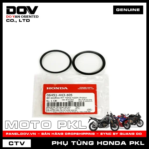 BỘ GIOĂNG PISTON NGÀM PHANH (thắng) NX500 — 06451443405
