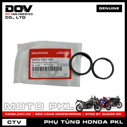 BỘ GIOĂNG PÍT TÔNG NGÀM PHANH (thắng) ADV350, CB300R, CB350 H'NESS, SH 350 — 06451MA7405