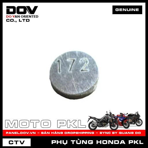 VÒNG ĐỆM XU PÁP (1.725) ADV350, CB1000R, CB300R, CB500F, CB500X, CB650R, CBR500R, CBR650R, GOLDWING, NX500, REBEL 300, REBEL 500, SH 350 — 14922KT7013