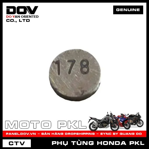 VÒNG ĐỆM XU PÁP (1.775) ADV350, CB1000R, CB300R, CB500F, CB500X, CB650R, CBR500R, CBR650R, GOLDWING, NX500, REBEL 300, REBEL 500, SH 350 — 14924KT7013