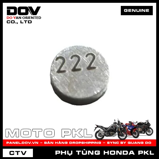 VÒNG ĐỆM XU PÁP (2.225) ADV350, CB1000R, CB300R, CB500F, CB500X, CB650R, CBR500R, CBR650R, GOLDWING, NX500, REBEL 300, REBEL 500, SH 350 — 14942KT7013