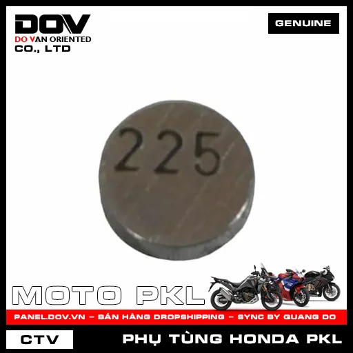 VÒNG ĐỆM XU PÁP (2.250) ADV350, CB1000R, CB300R, CB500F, CB500X, CB650R, CBR500R, CBR650R, GOLDWING, NX500, REBEL 300, REBEL 500, SH 350 — 14943KT7013