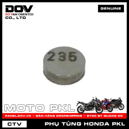 VÒNG ĐỆM XU PÁP (2.350) ADV350, CB1000R, CB300R, CB500F, CB500X, CB650R, CBR500R, CBR650R, GOLDWING, NX500, REBEL 300, REBEL 500, SH 350 — 14947KT7013