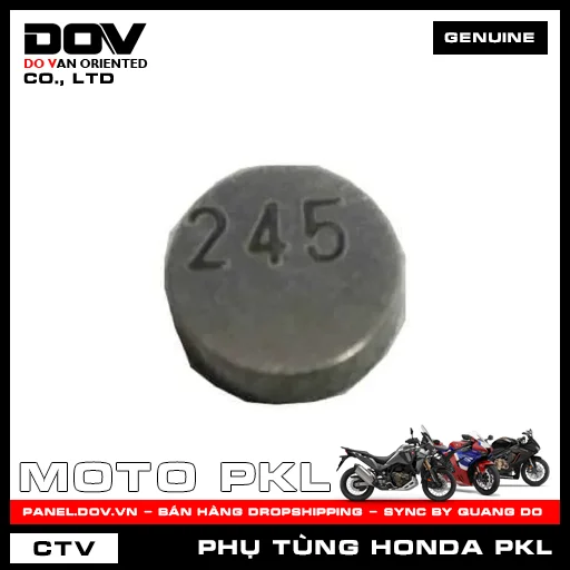 VÒNG ĐỆM XU PÁP (2.450) ADV350, CB1000R, CB300R, CB500F, CB500X, CB650R, CBR500R, CBR650R, GOLDWING, NX500, REBEL 300, REBEL 500, SH 350 — 14951KT7013