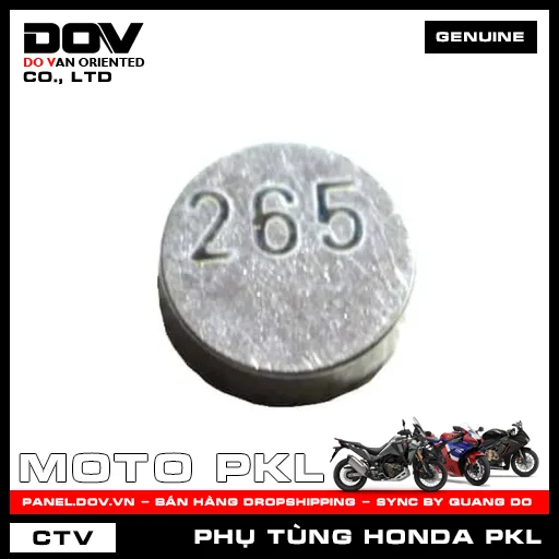 VÒNG ĐỆM XU PÁP 2.650 ADV350, CB1000R, CB300R, CB500F, CB500X, CB650R, CBR500R, CBR650R, GOLDWING, NX500, REBEL 300, REBEL 500, SH 350 — 14959KT7013