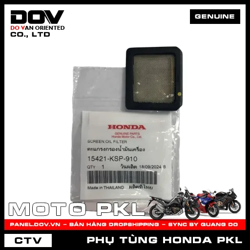 LƯỚI LỌC DẦU (lọc nhớt) CB350 H'NESS — 15421KSP910