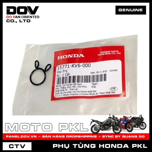 KẸP ỐNG CB250 NIGHTHAWK, CB500F, CB500X, CBR500R, NX500 — 15771KV6000