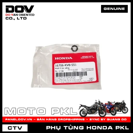 PHỚT O LỌC XĂNG ADV350, SH 350 — 16706KVBS51