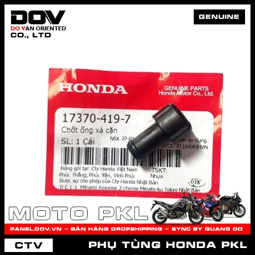 CHỐT ỐNG XẢ CẶN (pô) CB250 NIGHTHAWK, CB300R, CB350 H'NESS, REBEL 1100, REBEL 300, REBEL 500 — 17370419700