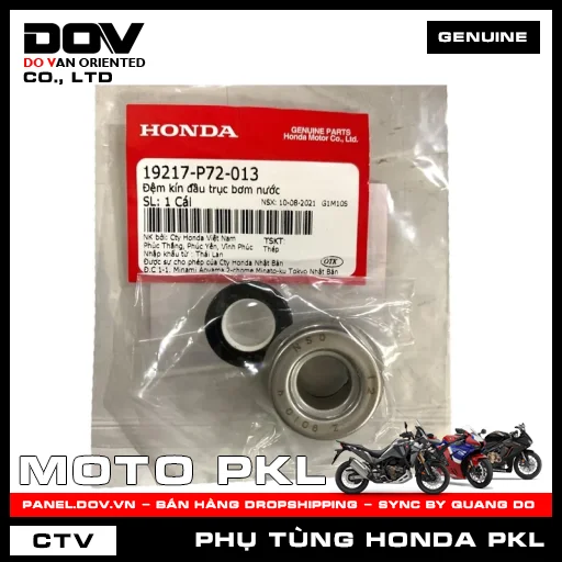 ĐỆM KÍN ĐẦU TRỤC BƠM NƯỚC CB300R, REBEL 300 — 19217P72013