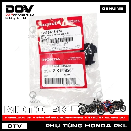 ĐỆM CAO SU XI NHAN TRƯỚC PHẢI (đèn báo rẽ) CB300R — 33412K15920