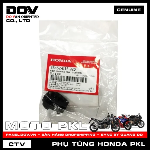 ĐỆM CAO SU XI NHAN TRƯỚC TRÁI (đèn báo rẽ) CB300R — 33452K15920