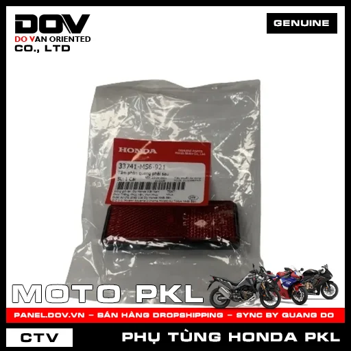 TẤM PHẢN QUANG PHẢI SAU CB1000R, CB250 NIGHTHAWK, GOLDWING, REBEL 1100 — 33741MS6921