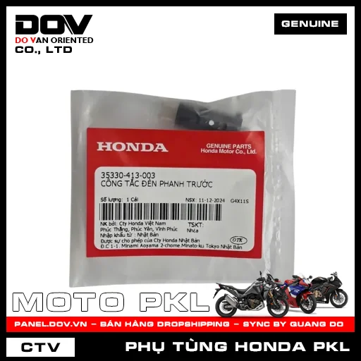 CÔNG TẮC ĐÈN PHANH TRƯỚC (thắng) CB250 NIGHTHAWK, CB300R — 35330413003