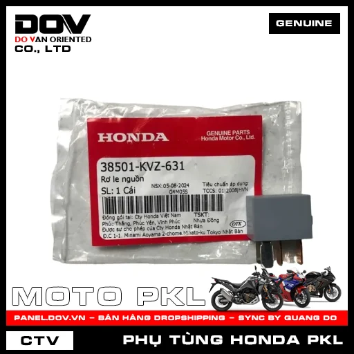 RƠ LE NGUỒN CB300R, REBEL 1100, REBEL 300, REBEL 500, SH 350 — 38501KVZ631