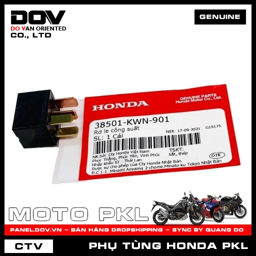 RƠ LE CÔNG SUẤT ADV350, CB300R, CB500F, CB500X, CBR500R — 38501KWN901