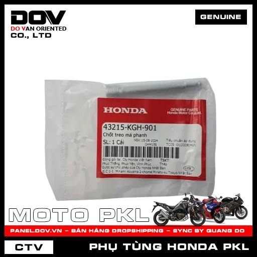 CHỐT TREO MÁ PHANH (bố thắng) CB300R, CB350 H'NESS — 43215KGH901