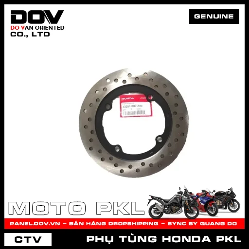 ĐĨA PHANH SAU (đĩa thắng) REBEL 300, REBEL 500 — 43251K87A00